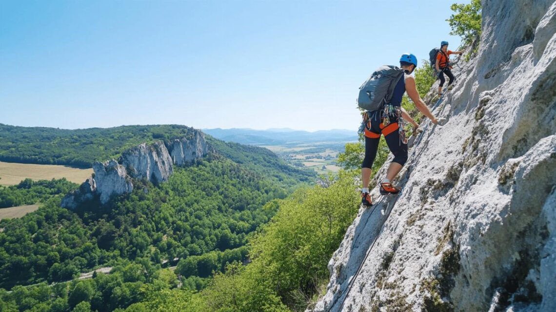 La via-ferrata Echelles de la mort : Entre cotation sportive et defi vertical